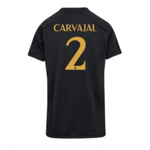 Real Madrid Daniel Carvajal #2 Koszulka Trzecich Kobiety 2023-24 Krótki Rękaw